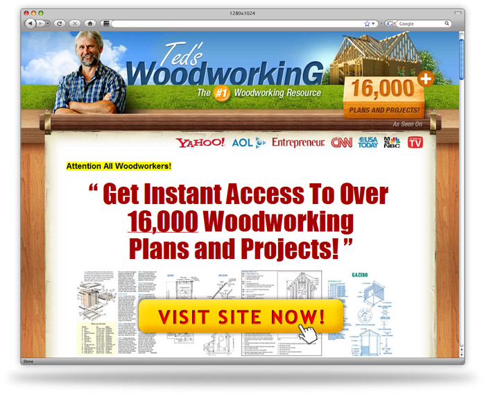 Teds Woodworking Plans & Projects